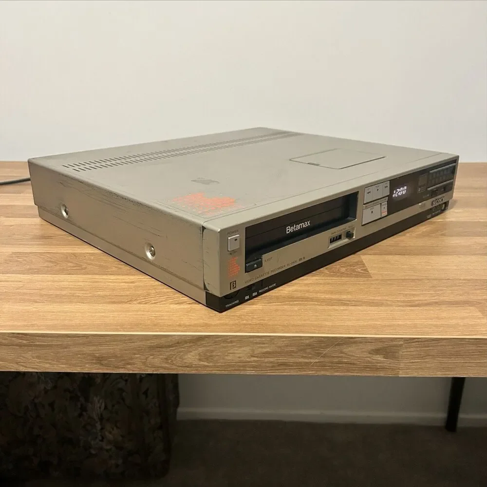 Sony Betamax SL-2410 Video Cassette Recorder VCR Voice Synthesizer FOR PARTS
